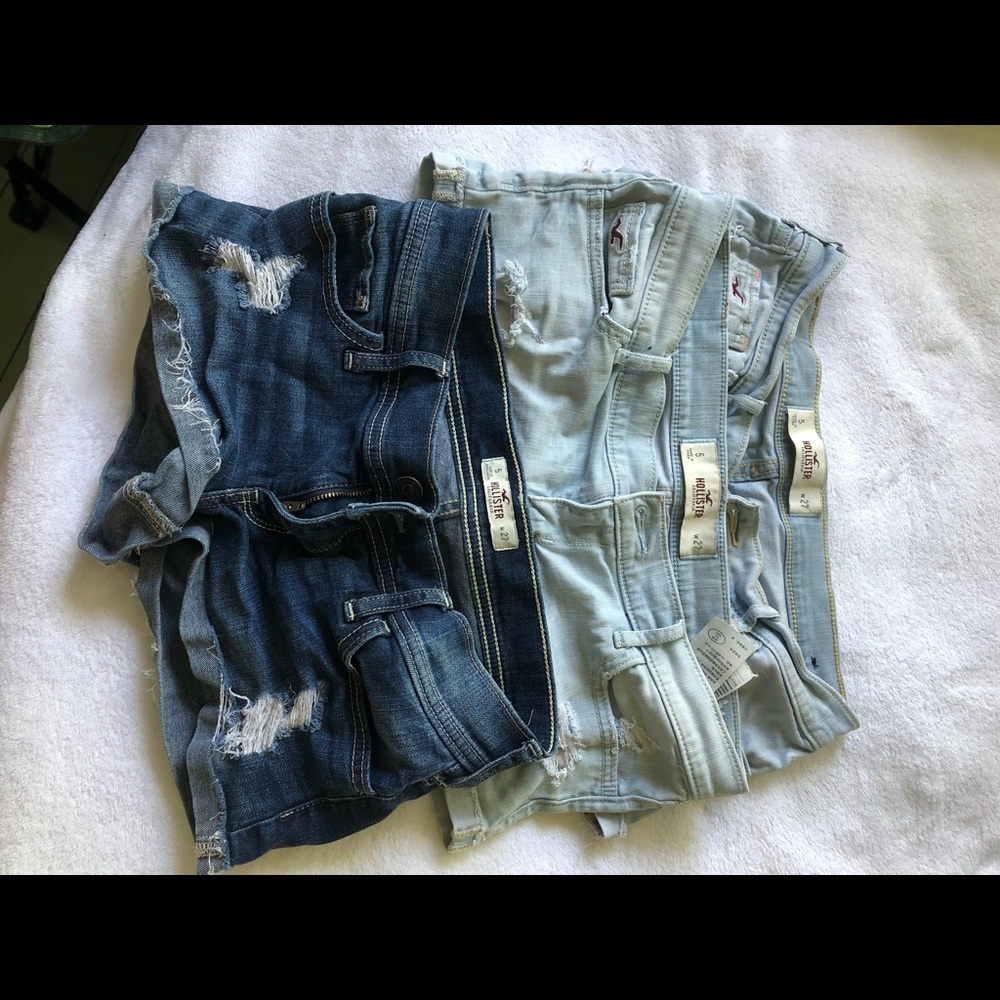 Hollister low waist shorts bundle